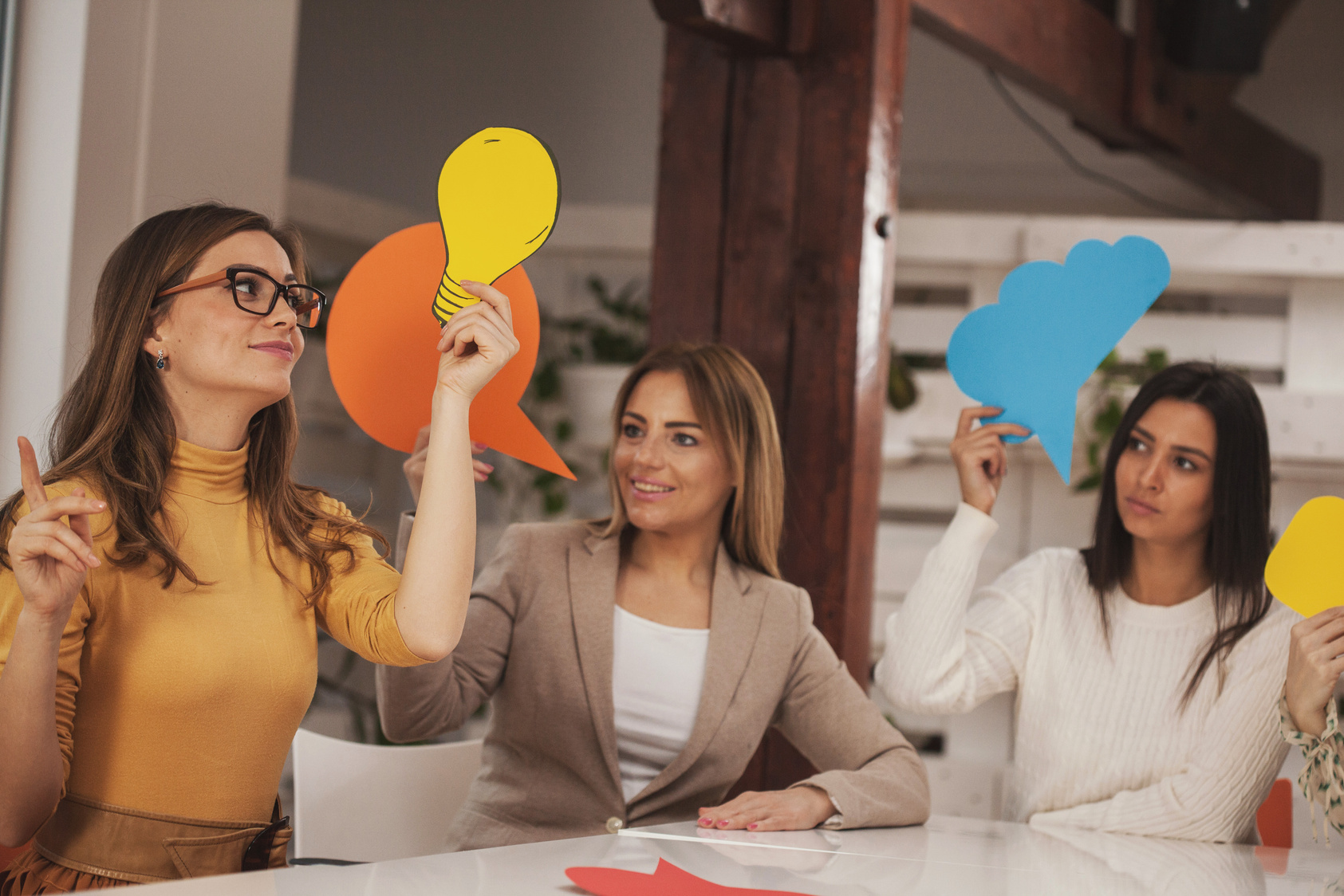 Creative business people